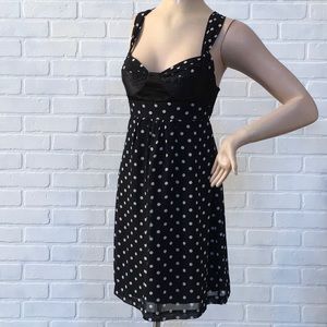 GUESS Black & White polka dot Dress Size Small